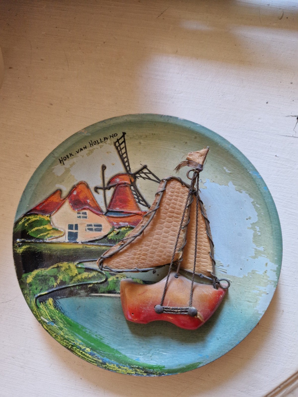 Vintage Holland Souvenir Wanddecoratie - Klomp Boot, Ophalen of Verzenden