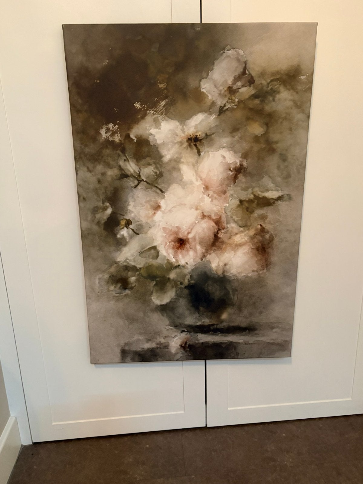 Schilderij bloemen 60x90cm, Ophalen