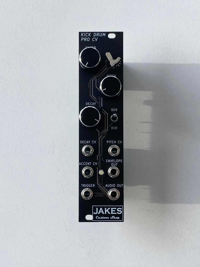 Jake’s Custom Shop Kick Drum Pro CV Eurorack module, Ophalen of Verzenden, Zo goed als nieuw