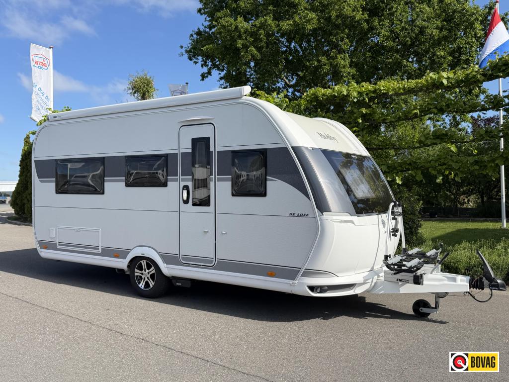 Hobby De Luxe 460 LU VERKOCHT, Caravans en Kamperen, Caravans, Rondzit, Hobby, Bedrijf, 4 tot 5 meter