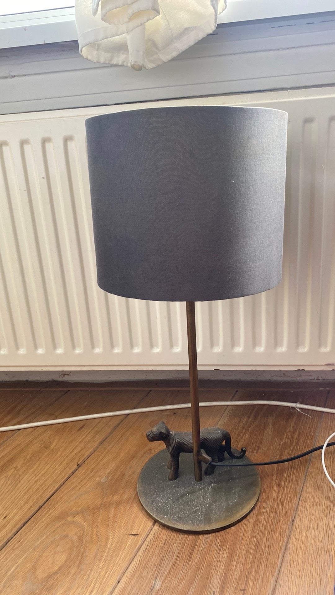 Zwarte Lamp met Panter (Sissy Boy), Zwart, Ophalen, Zo goed als nieuw