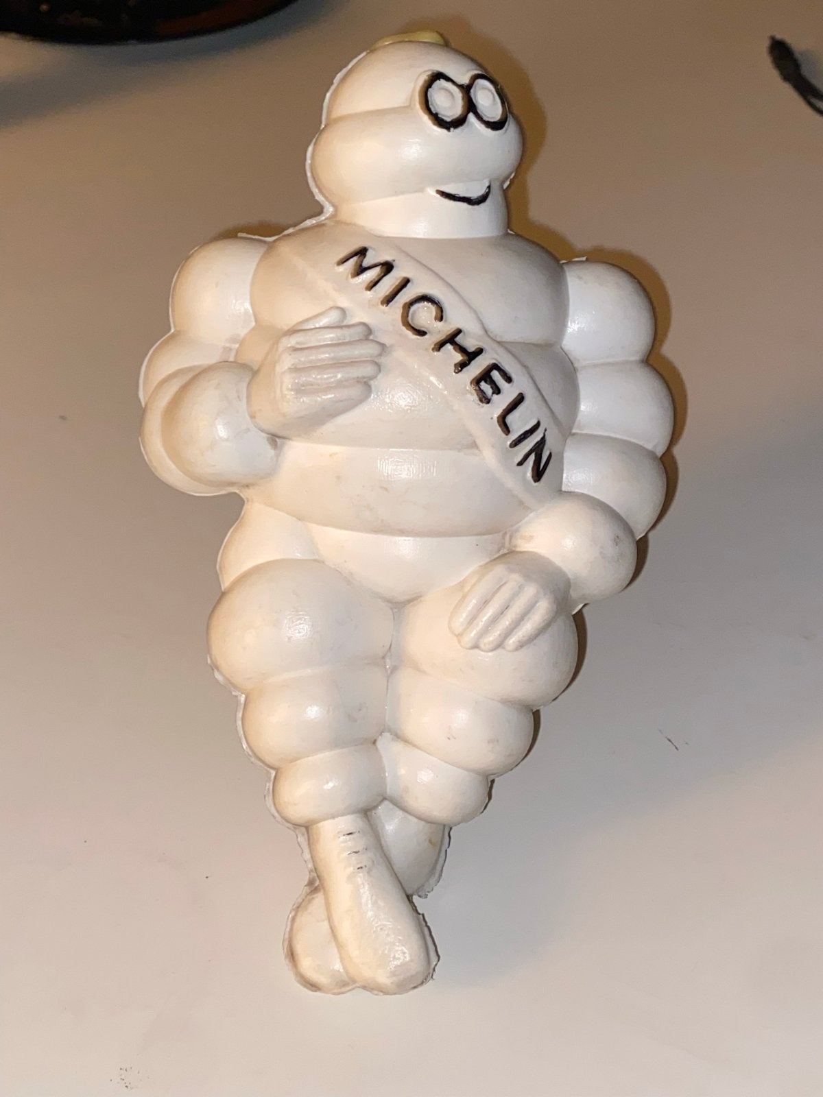 Michelin pop Bibendum beeldje kunstof Vintage verzamelobject, Ophalen of Verzenden, Gebruikt