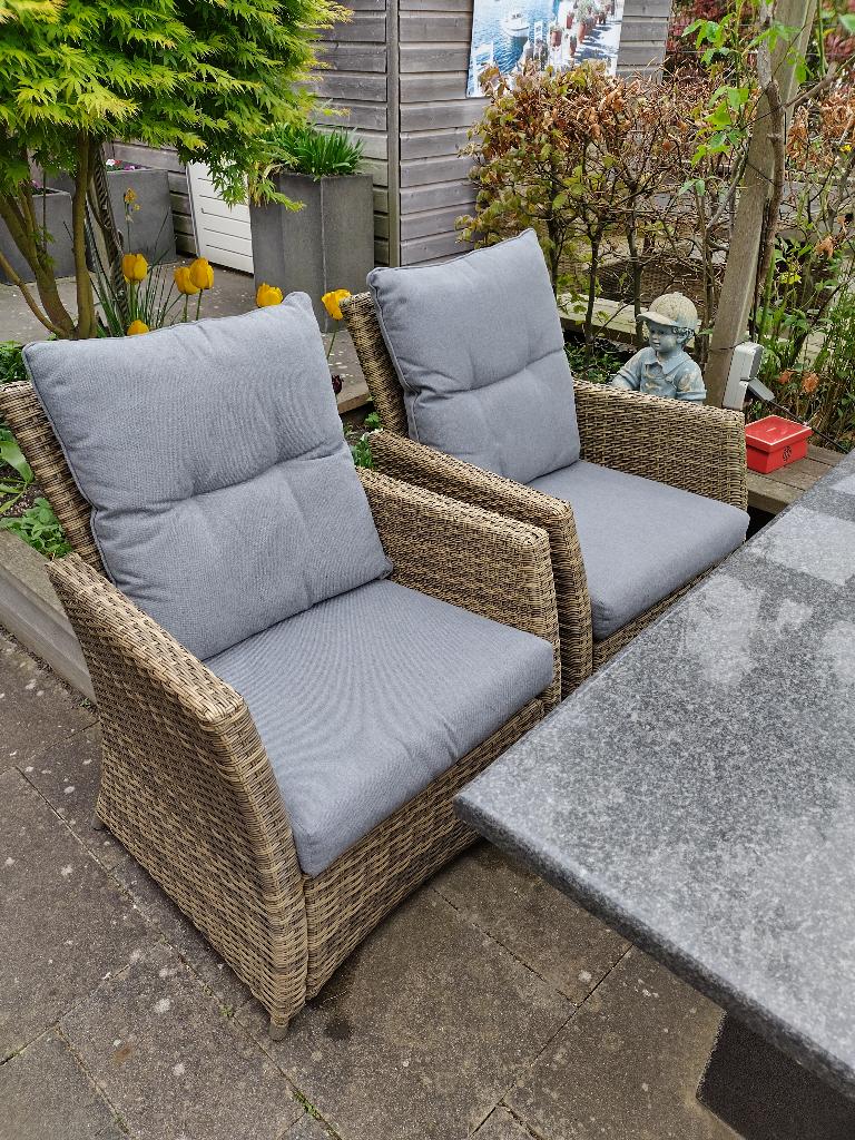 Wicker tuinset, Ophalen, Gebruikt, Wicker, Tuinset