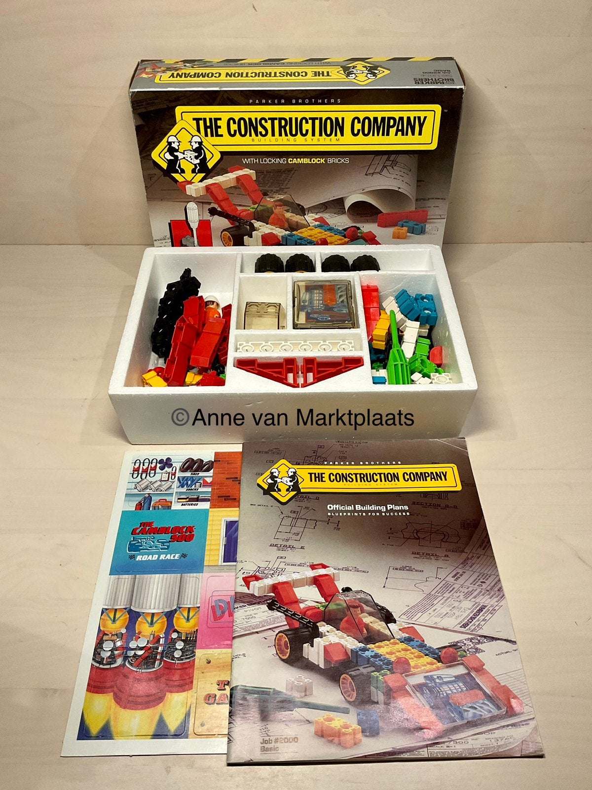 The Construction Company compleet met Building Plans, Antiek en Kunst, Ophalen of Verzenden