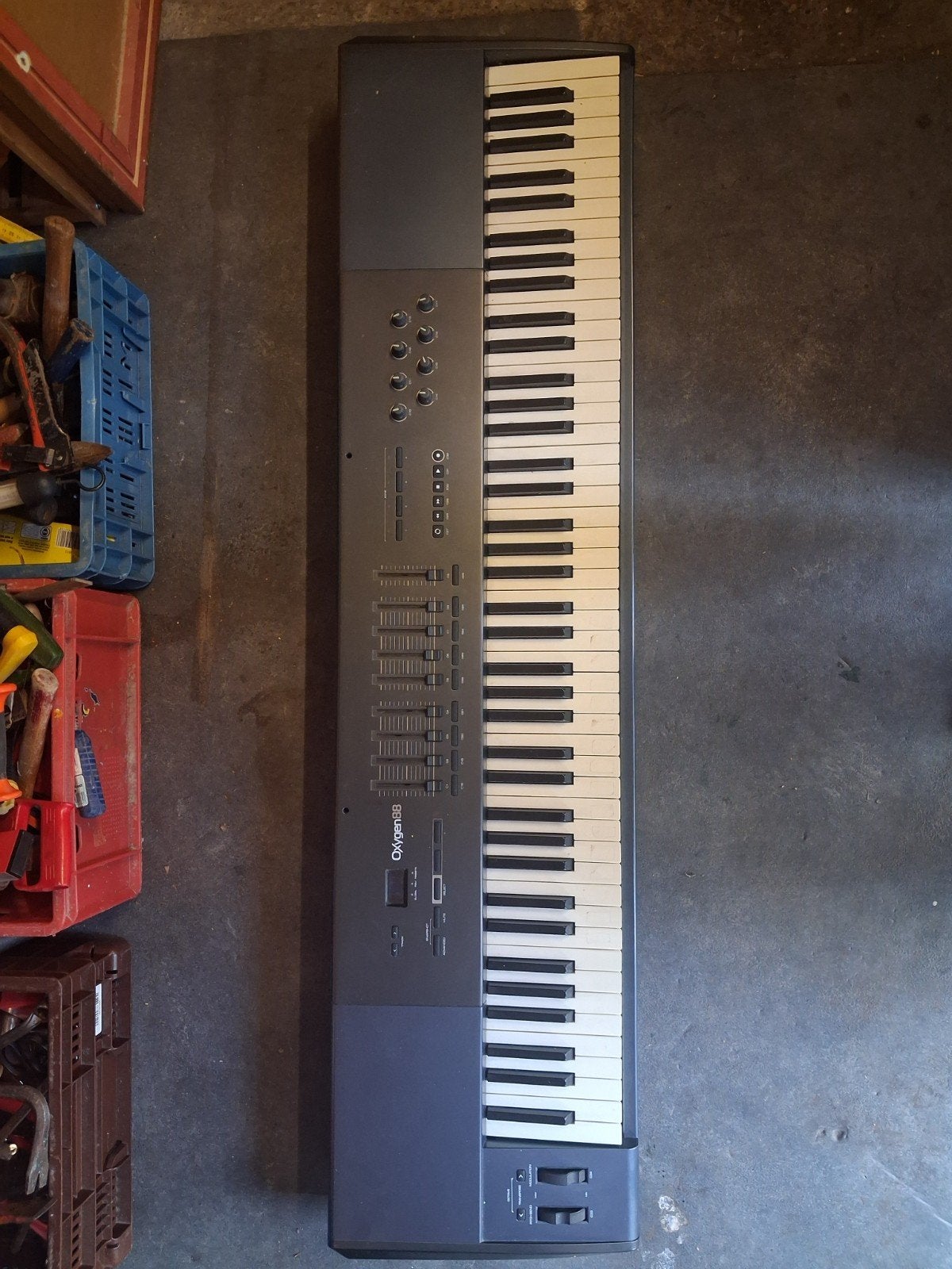 M-Audio Oxygen 88 MIDI Keyboard Controller, Gebruikt, 88 toetsen, Midi-aansluiting, Ophalen