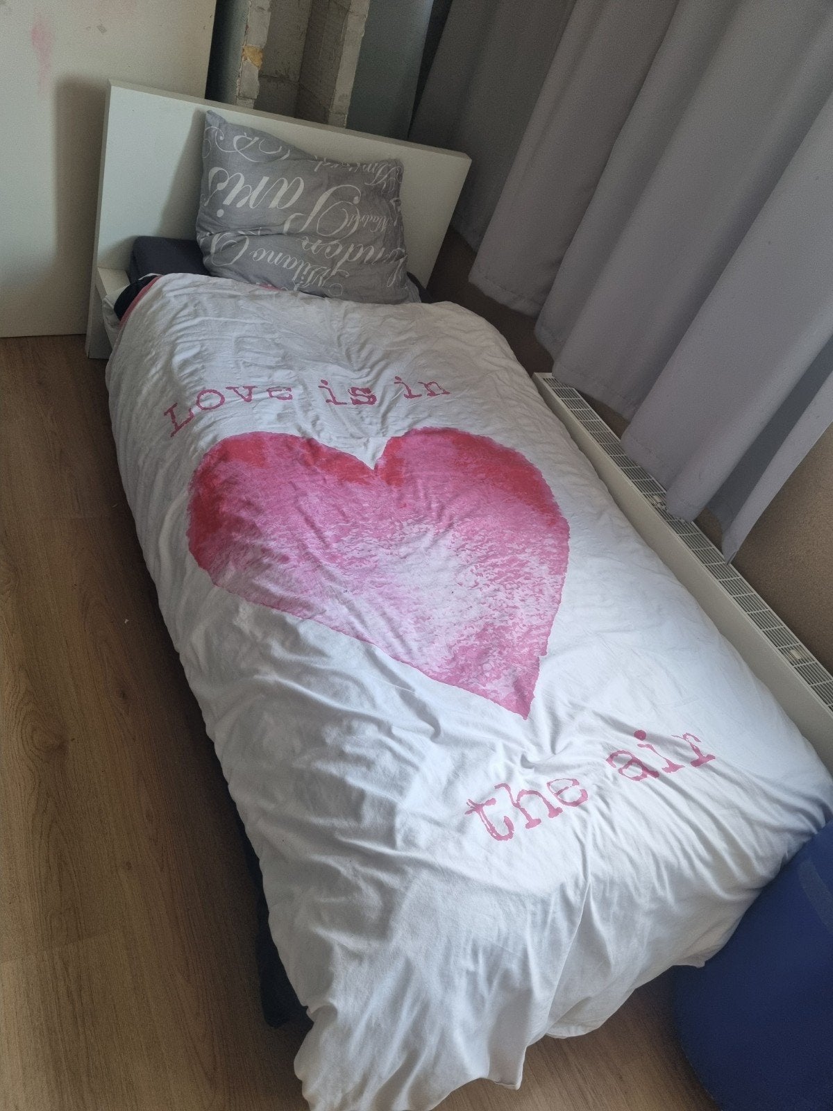 Eenpersoonsbed met lattenbodem (en eventueel matras), Ophalen, Gebruikt, Eenpersoons, Overige maten