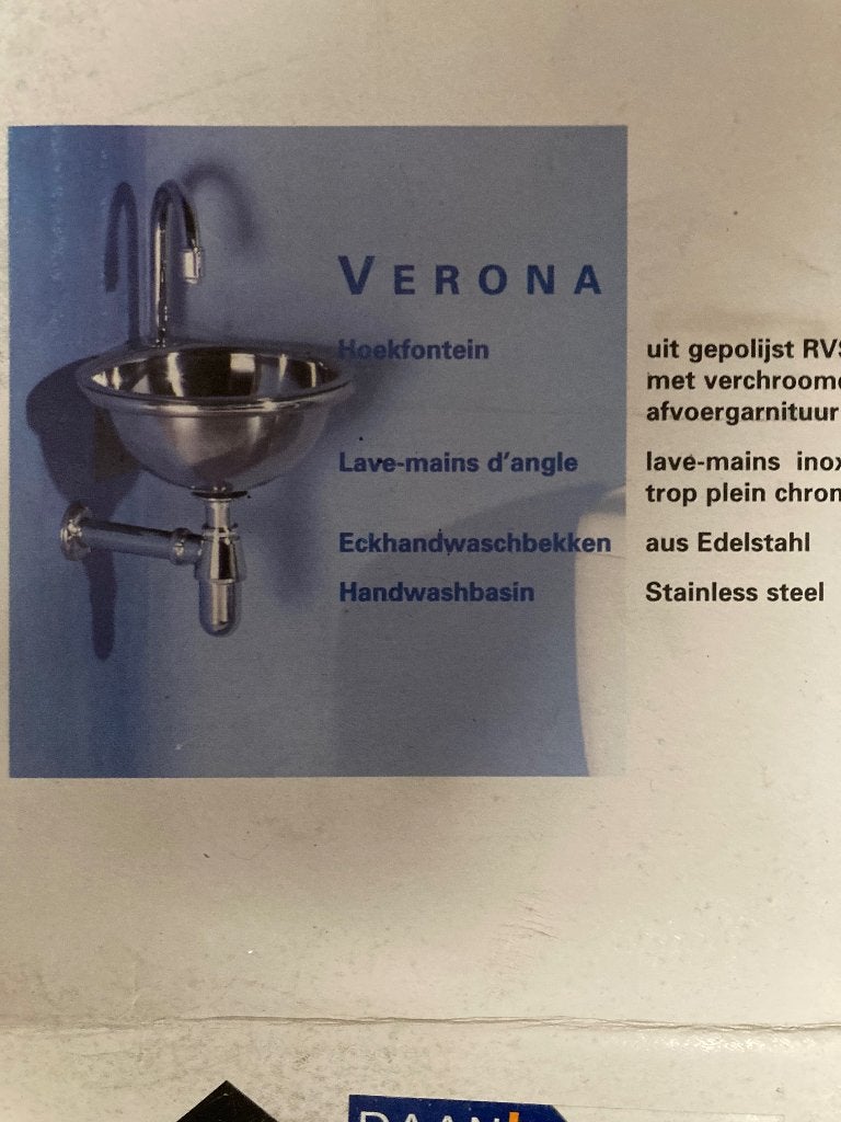 Hoekfontein RVS nieuw in doos, Ophalen of Verzenden, Nieuw, Rvs, Douche