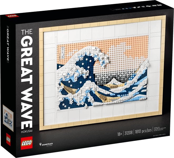 Lego Sculptures 31208  Hokusai - The Great Wave, Overige thema's, Lego, Nieuw, Ophalen of Verzenden