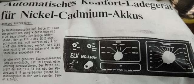 Bouwkit ELC Ni-Cd lader, Hobby en Vrije tijd, Elektronica-componenten, Ophalen of Verzenden, Nieuw