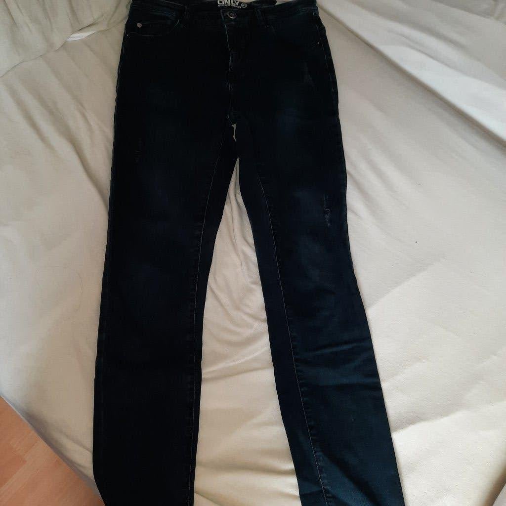 Zwarte spijkerbroek only 30 lengte 34, Kleding | Dames, Only, Verzenden, Zwart, Zo goed als nieuw