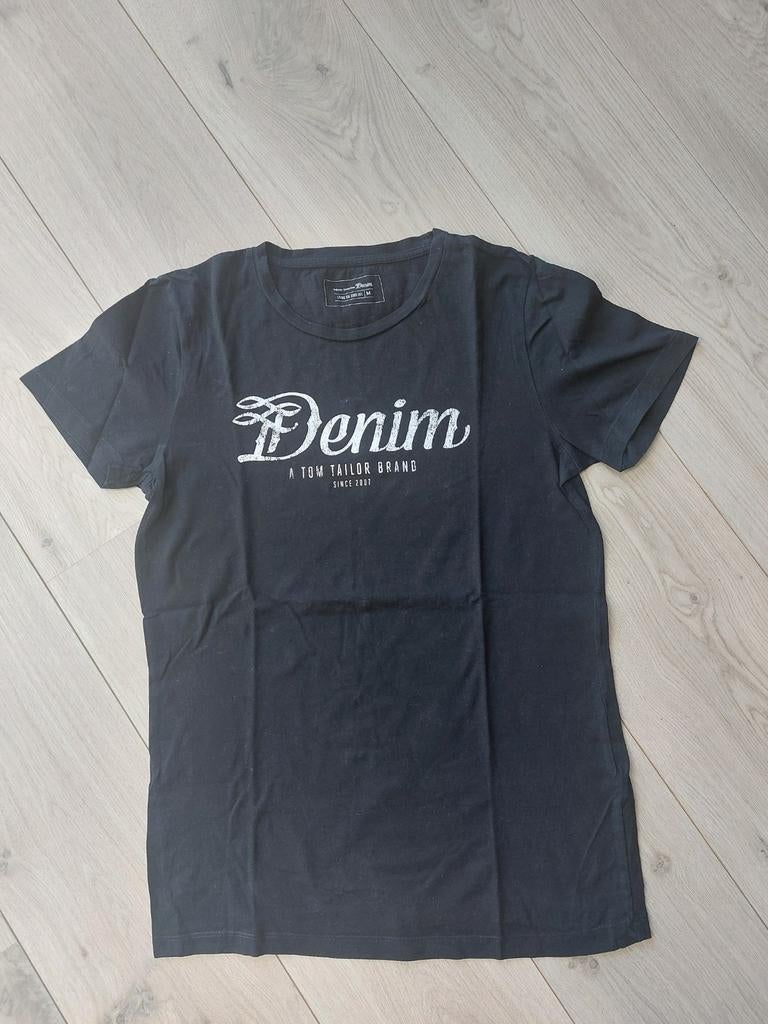 Tom Tailor Denim heren t-shirt, Ophalen of Verzenden, Zo goed als nieuw, Zwart