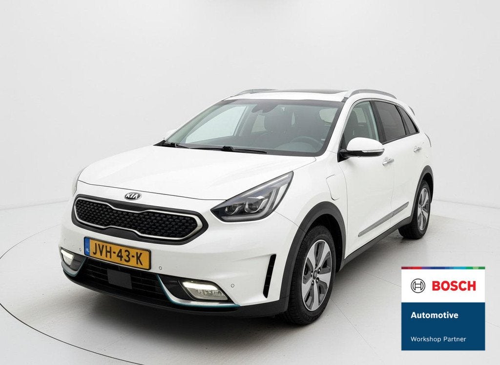 Kia Niro 1.6 GDI Plug-in Hybrid Spirit PANO - LEER - STOELVE, Stof, Gebruikt, 4 cilinders, 1600 cc