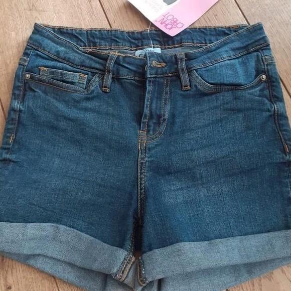 Dames spijker short - Donkerblauw - Maat S, Albert Heijn, Kort, Blauw, Nieuw