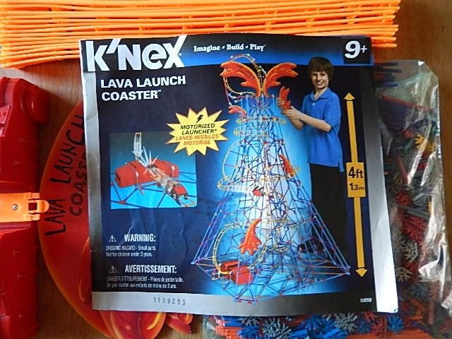knex lava launch coaster, Kinderen en Baby's, Speelgoed | Bouwstenen, Ophalen of Verzenden, Zo goed als nieuw, K'nex