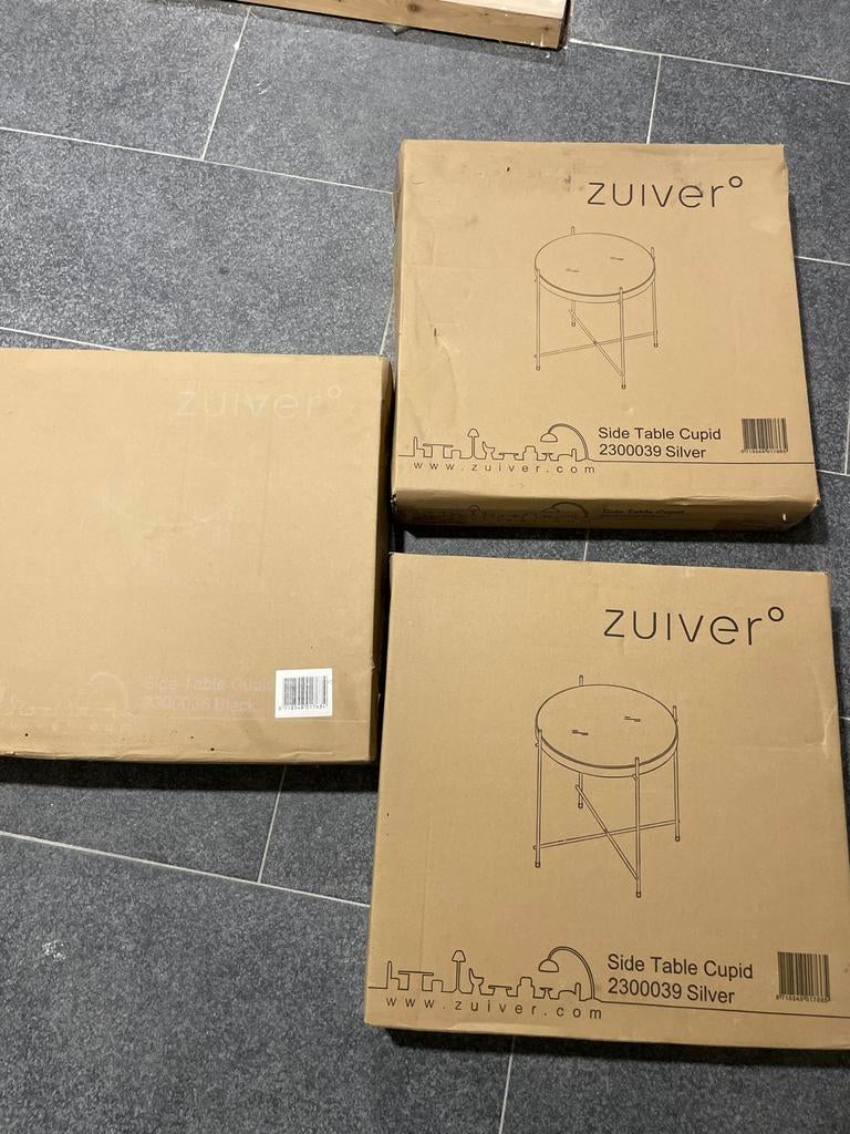 Side tabel cupid zuiver, Ophalen, Nieuw, Rond
