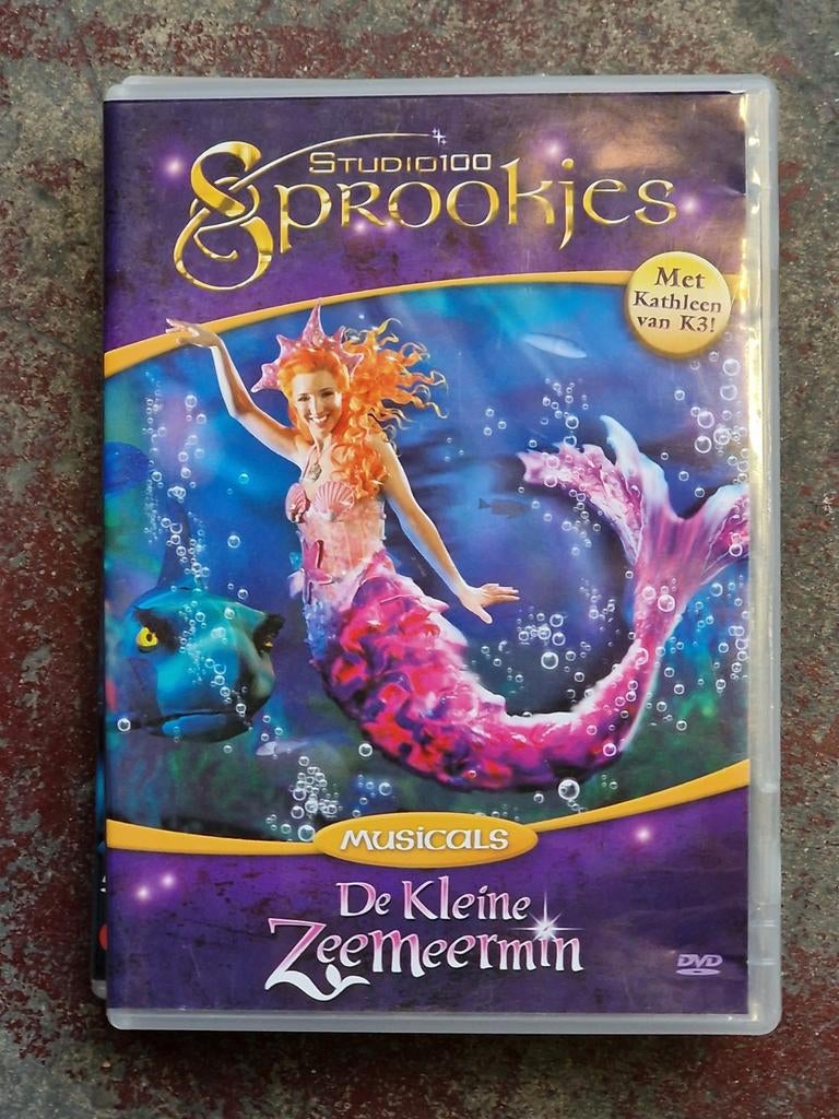 Studio 100 Sprookjes Musicals: De Kleine Zeemeermin DVD, Cd's en Dvd's, Dvd's | Kinderen en Jeugd, Avontuur, Gebruikt, Alle leeftijden