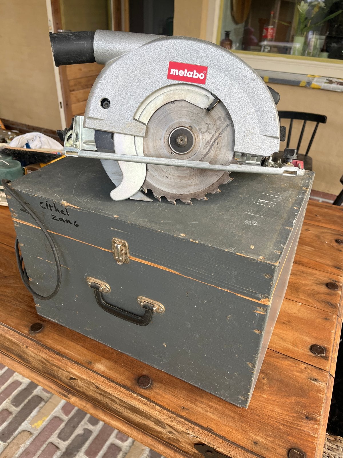 Metabo KS 66 Cirkelzaag - Krachtig en Betrouwbaar, Ophalen, Gebruikt, Cirkelzaag, 70 mm of meer