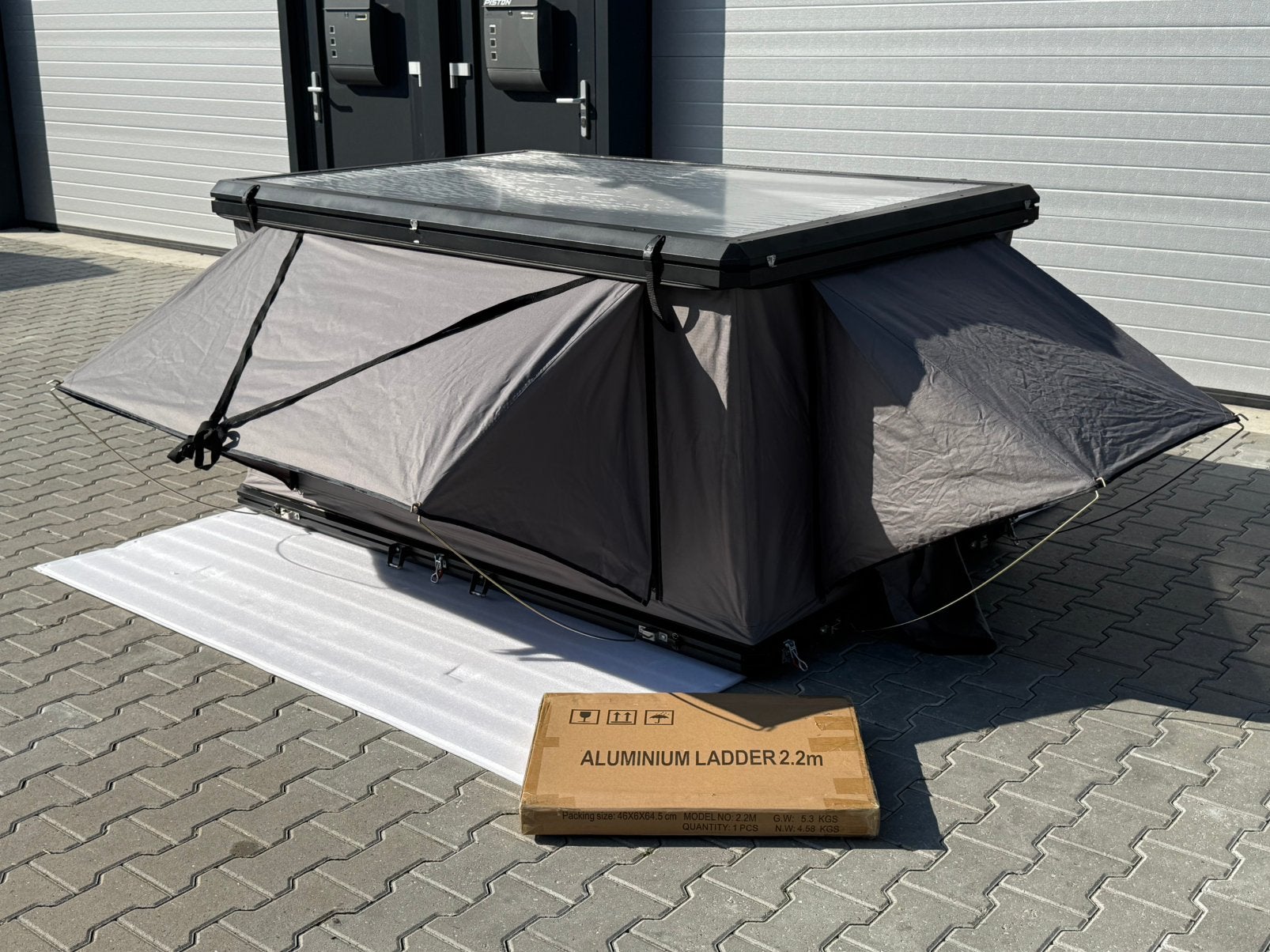 Square daktent ongebruikt DEMO MODEL met luifel, Ophalen of Verzenden, Gebruikt, Tot en met 3