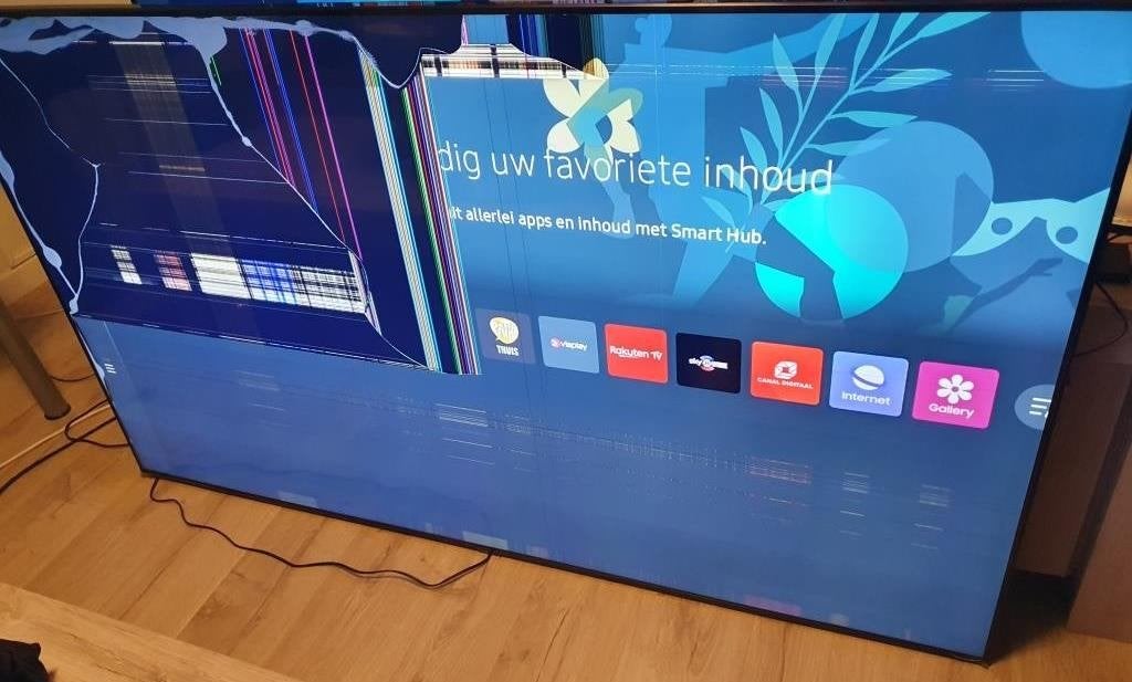Samsung TV 75-inch UE75CU7192. Scherm kapot, Ophalen, LED, 50 Hz, Samsung