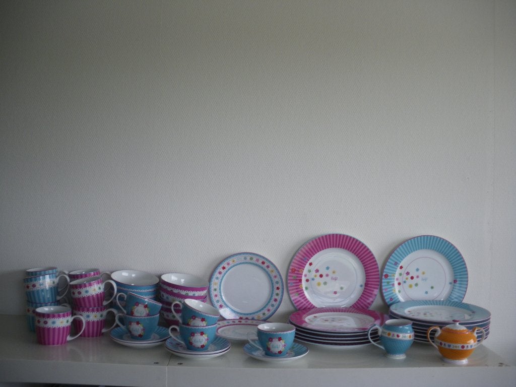 Lief servies, Overige merken, Ophalen of Verzenden, Zo goed als nieuw, Bord(en)