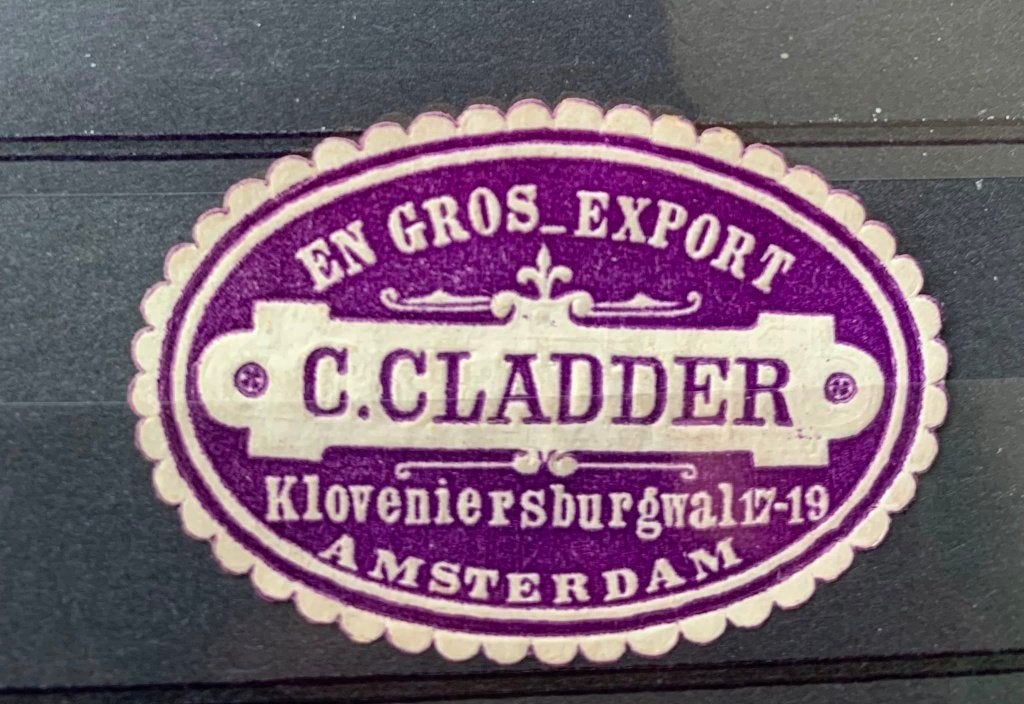 Sluitzegel A'dam C CLadder export, Verzenden, T/m 1940, Gestempeld