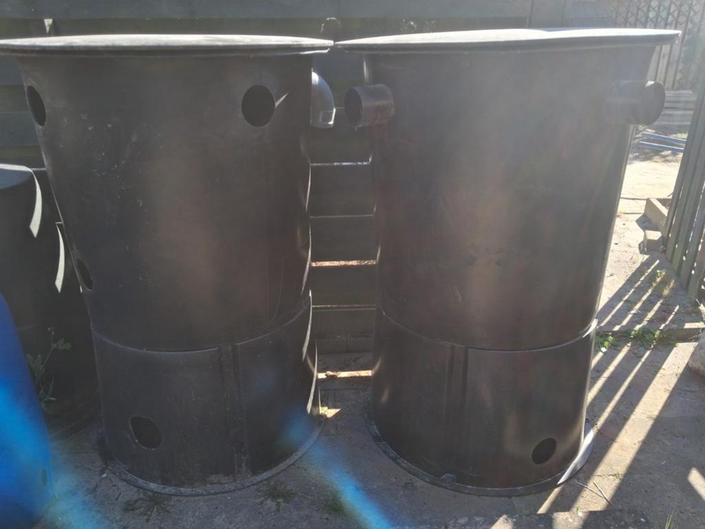 Driekamer Vortex Filter voor vijver of koivijver, Tuin en Terras, Vijvers, Ophalen, Gebruikt