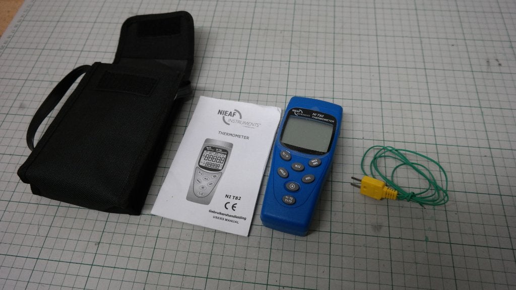 nieaf thermometer NI T82 lux meter /lichtmeter L204, Nieaf, Ophalen of Verzenden, Zo goed als nieuw, Info@Nieaf.nl