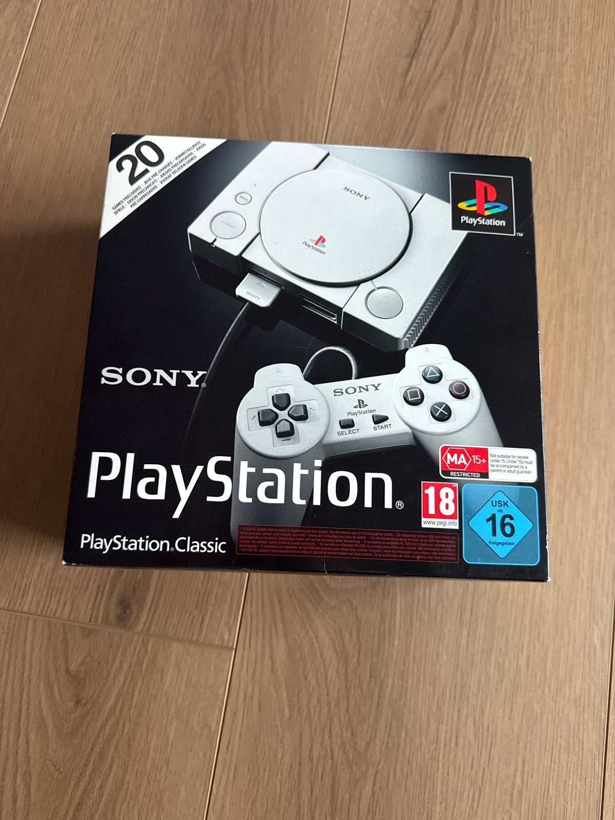 Sony PlayStation Classic Console - Mini versie, Spelcomputers en Games, Spelcomputers | Sony PlayStation 1, Verzenden, Zo goed als nieuw