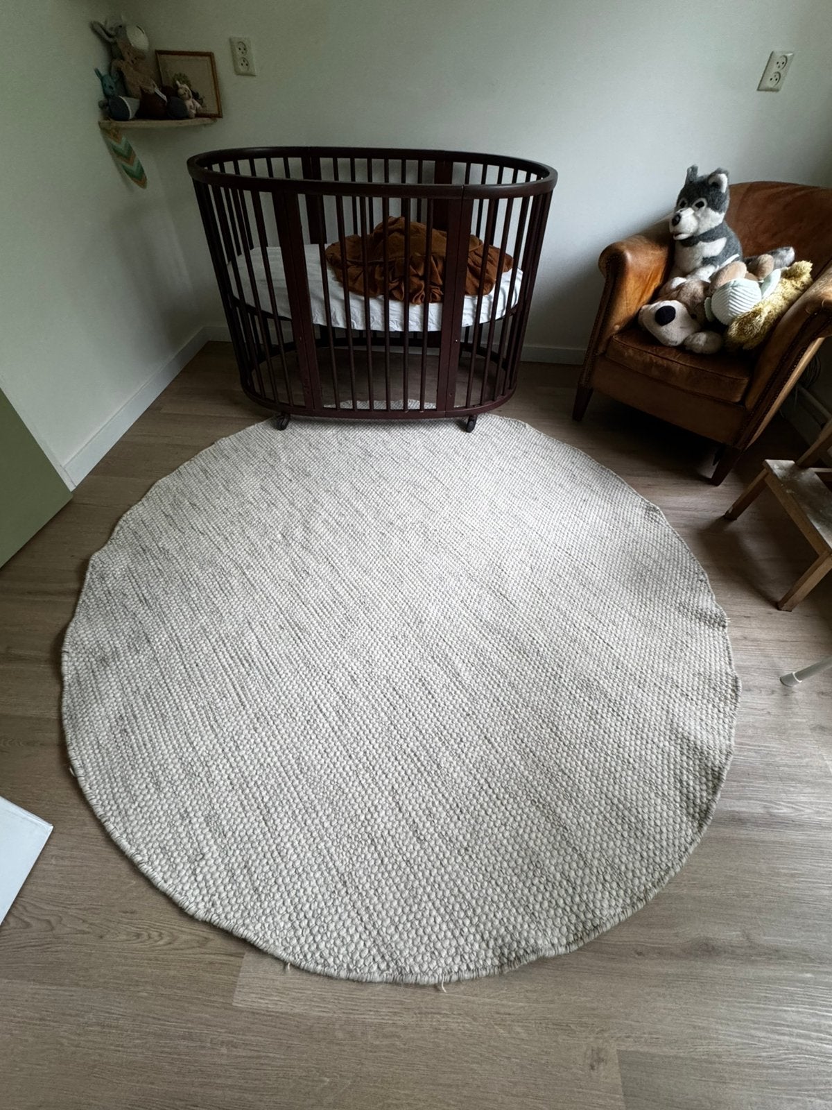 Momo rugs vloerkleed 200cm rond, Ophalen, Zo goed als nieuw, Rond, 200 cm of meer