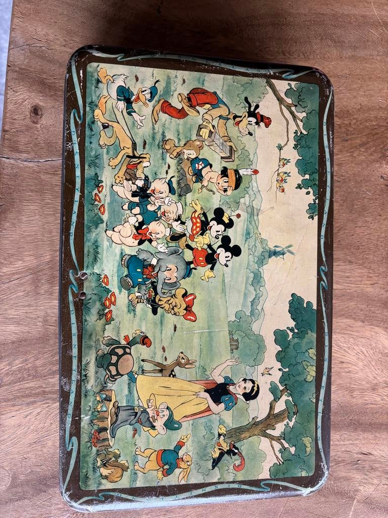 Walt Disney koektrommel jaren 30, Ophalen of Verzenden, Mickey Mouse, Gebruikt, Overige typen