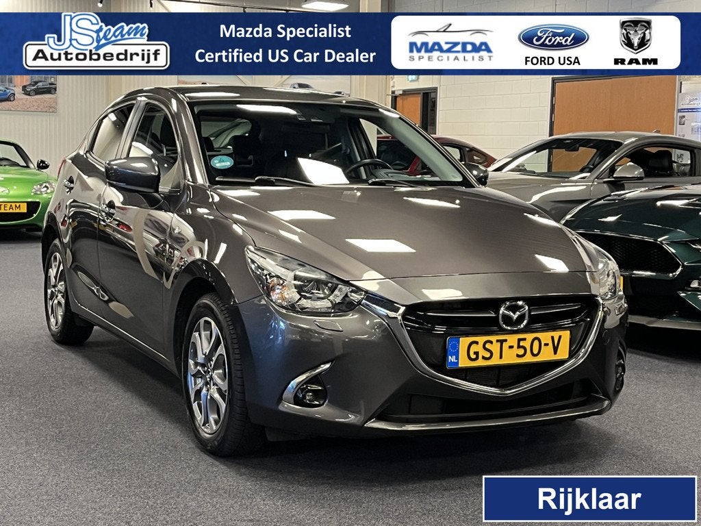 Mazda 2 1.5i SkyActiv-G GT-Luxury 115PK Leder Navi DAB+ Came, Auto's, Mazda, Voorwielaandrijving, 12 maanden, Gebruikt, 4 cilinders