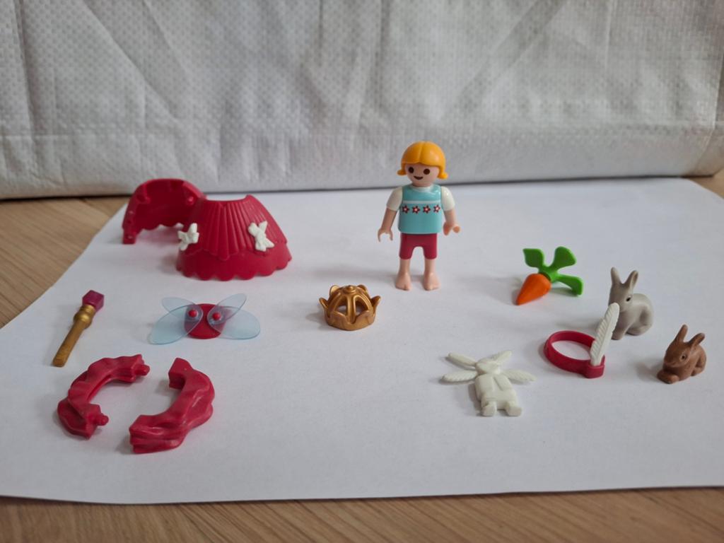 Playmobil prinses met konijnen en accessoires, Ophalen of Verzenden, Gebruikt, Complete set