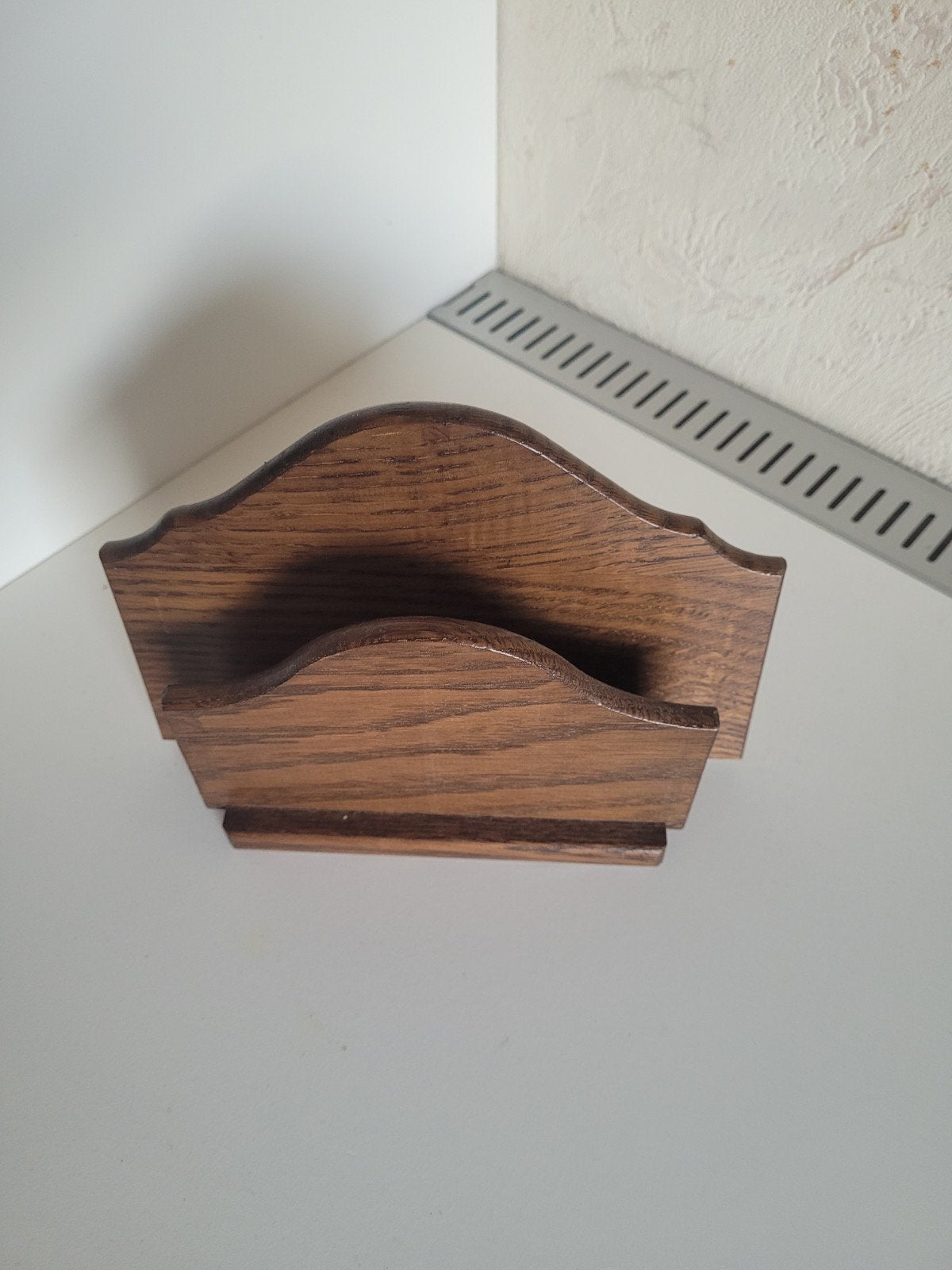 Houten brievenhouder - Vintage stijl, Gebruikt, Ophalen of Verzenden, Bruin, Vintage