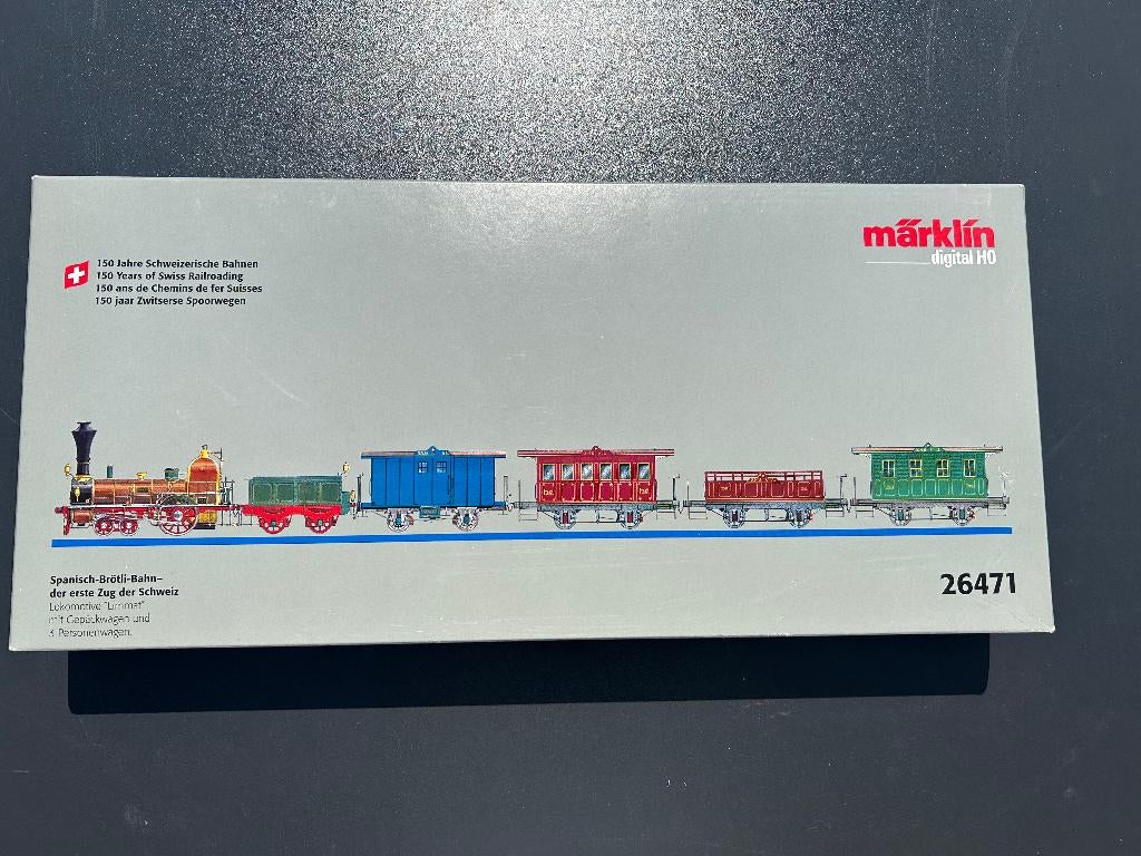 Marklin H0 OVP 26471 Treinset Spanisch Bröti Bahn SNB, Hobby en Vrije tijd, Modeltreinen | H0, Nieuw, Treinset, Wisselstroom, Märklin