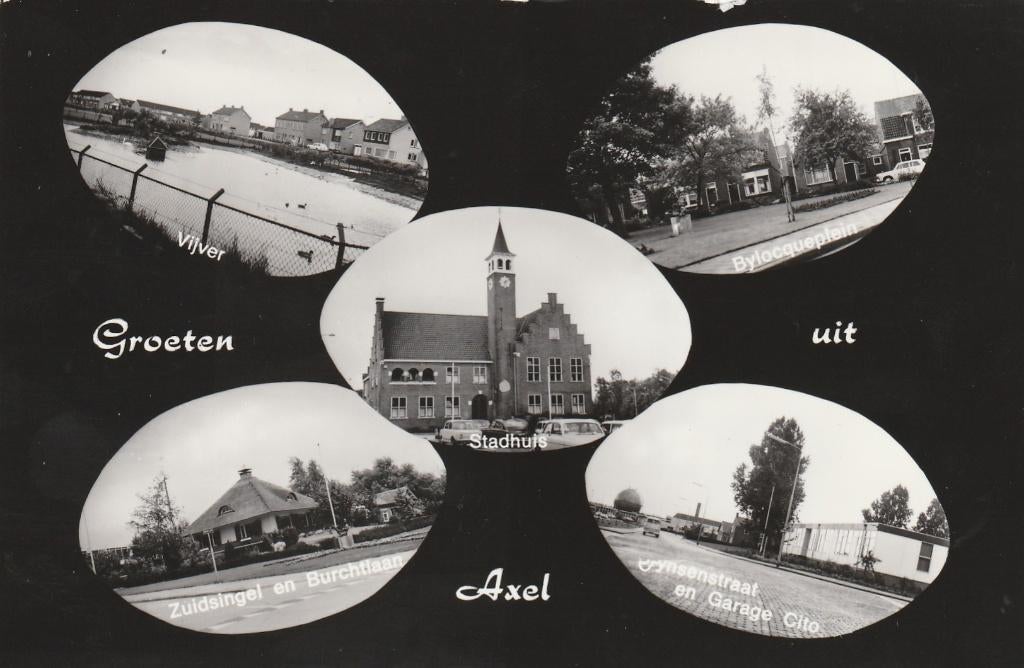 AXEL Vijver Zuidsingel Crijnsenstraat LTS Garage Cito, Verzamelen, Verzenden, 1960 tot 1980, Ongelopen, Zeeland