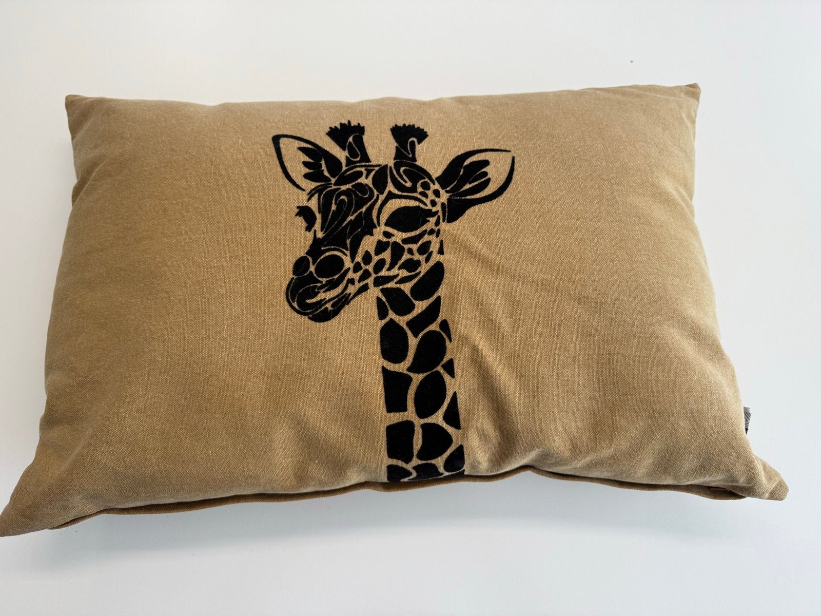 Kussen met Giraffe Print 2 stuks, Ophalen of Verzenden, Nieuw, Bruin, Rechthoekig
