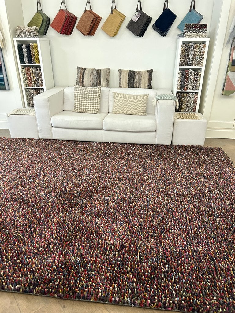 Vloerkleed Rocks Mix 70415 van Brink & Campman 250x350, Ophalen of Verzenden, 200 cm of meer, Groen, Rechthoekig