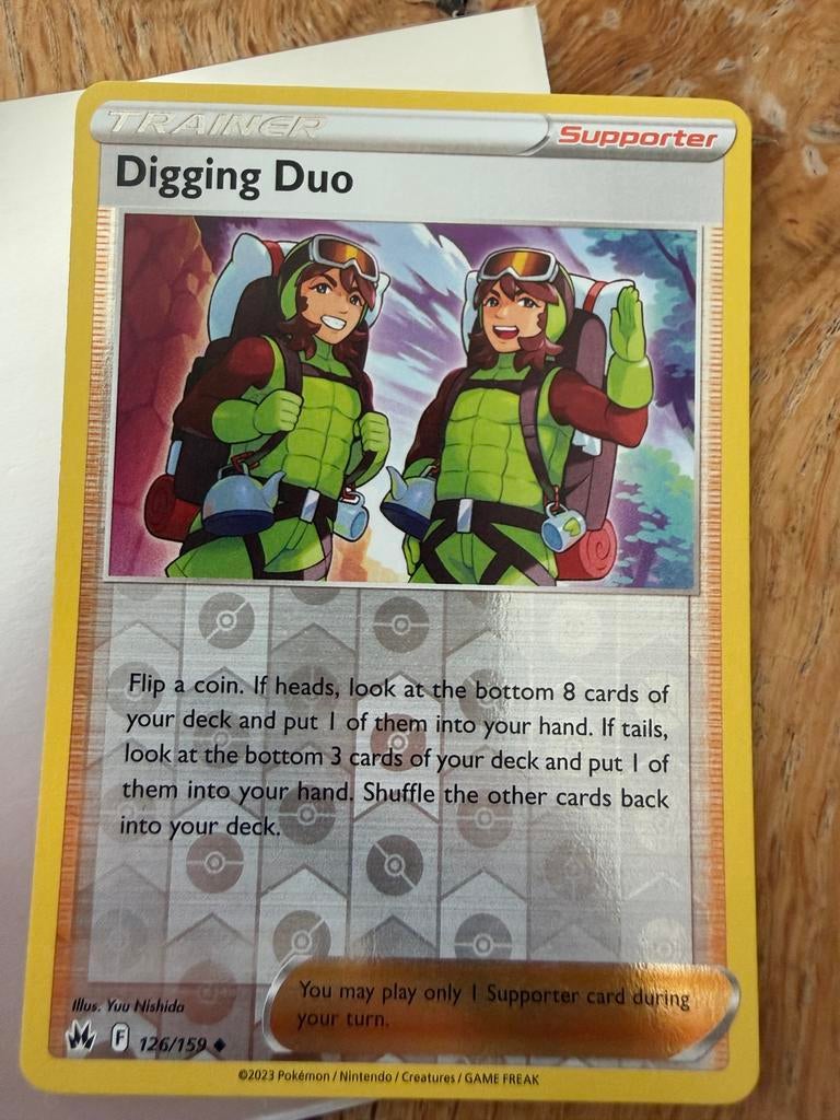Trainer Digging Duo 126/159, Ophalen of Verzenden, Nieuw, Losse kaart