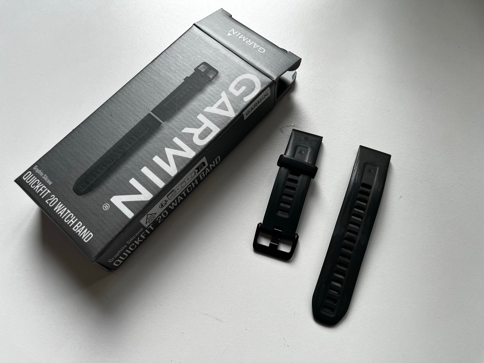 Garmin Quickfit 20 Watch Band Grijs, Ophalen of Verzenden, Gebruikt, Grijs, Android
