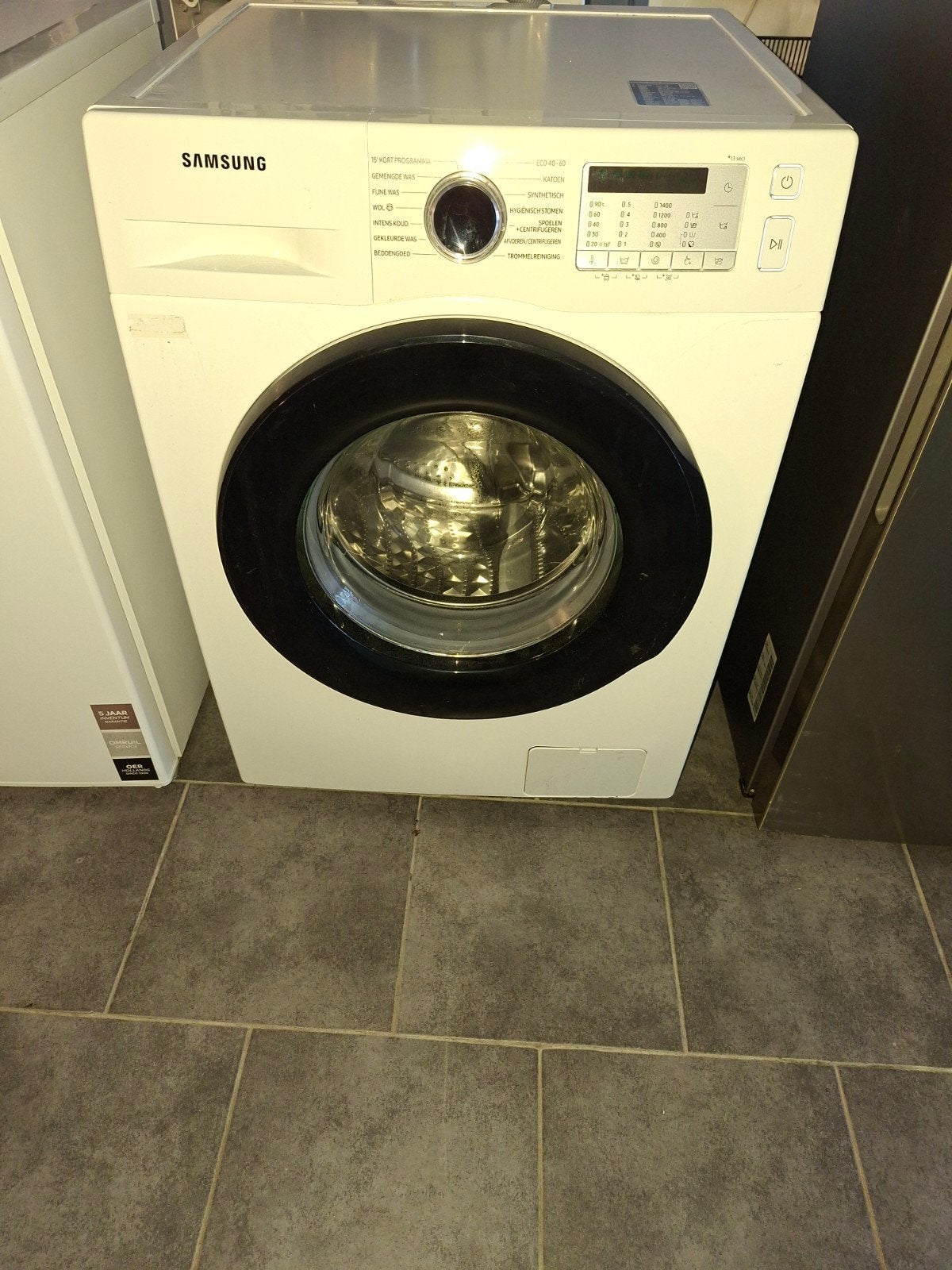 Samsung wasmachine (8kg, Ophalen, 1200 tot 1600 toeren, Gebruikt, 8 tot 10 kg