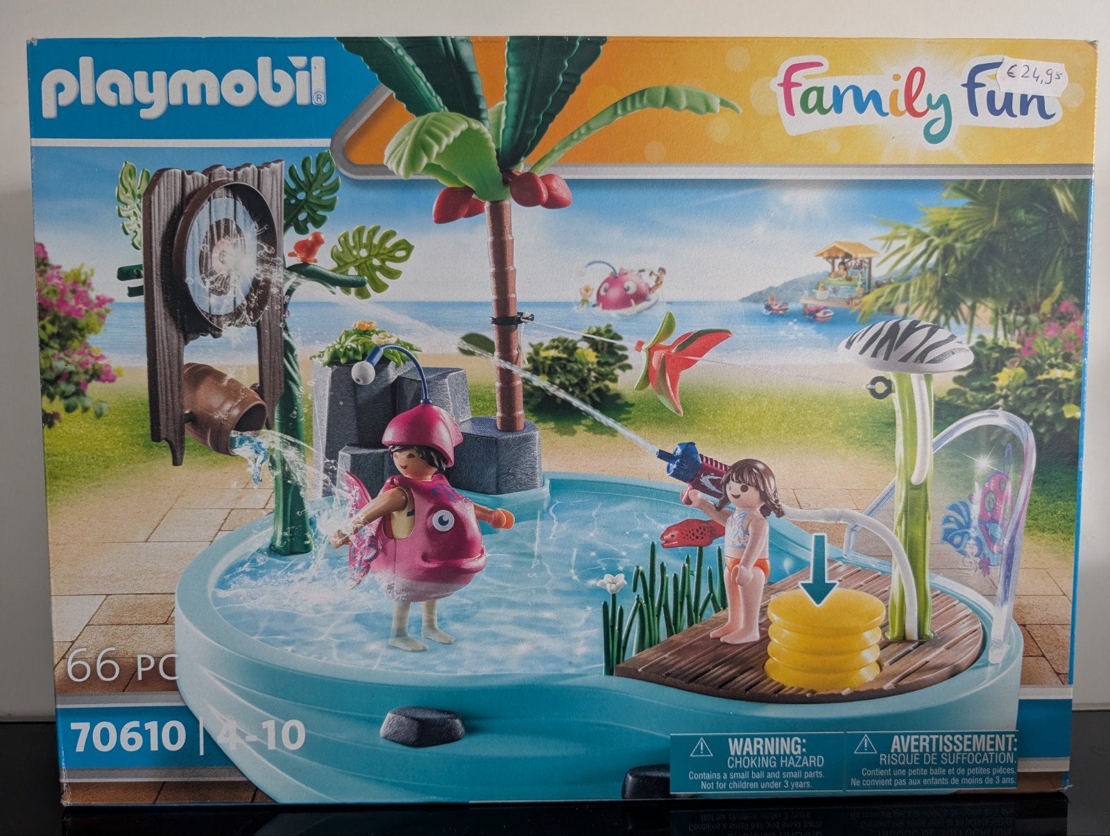 Playmobil zwembad met waterpomp, Ophalen of Verzenden, Nieuw, Complete set