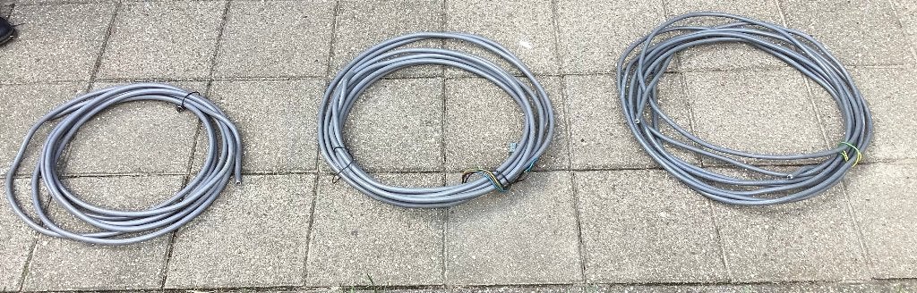 2 lengtes  VMVK  5x 2,5 mm2   10 meter   20 euro, Ophalen of Verzenden, Gebruikt, Kabel of Snoer