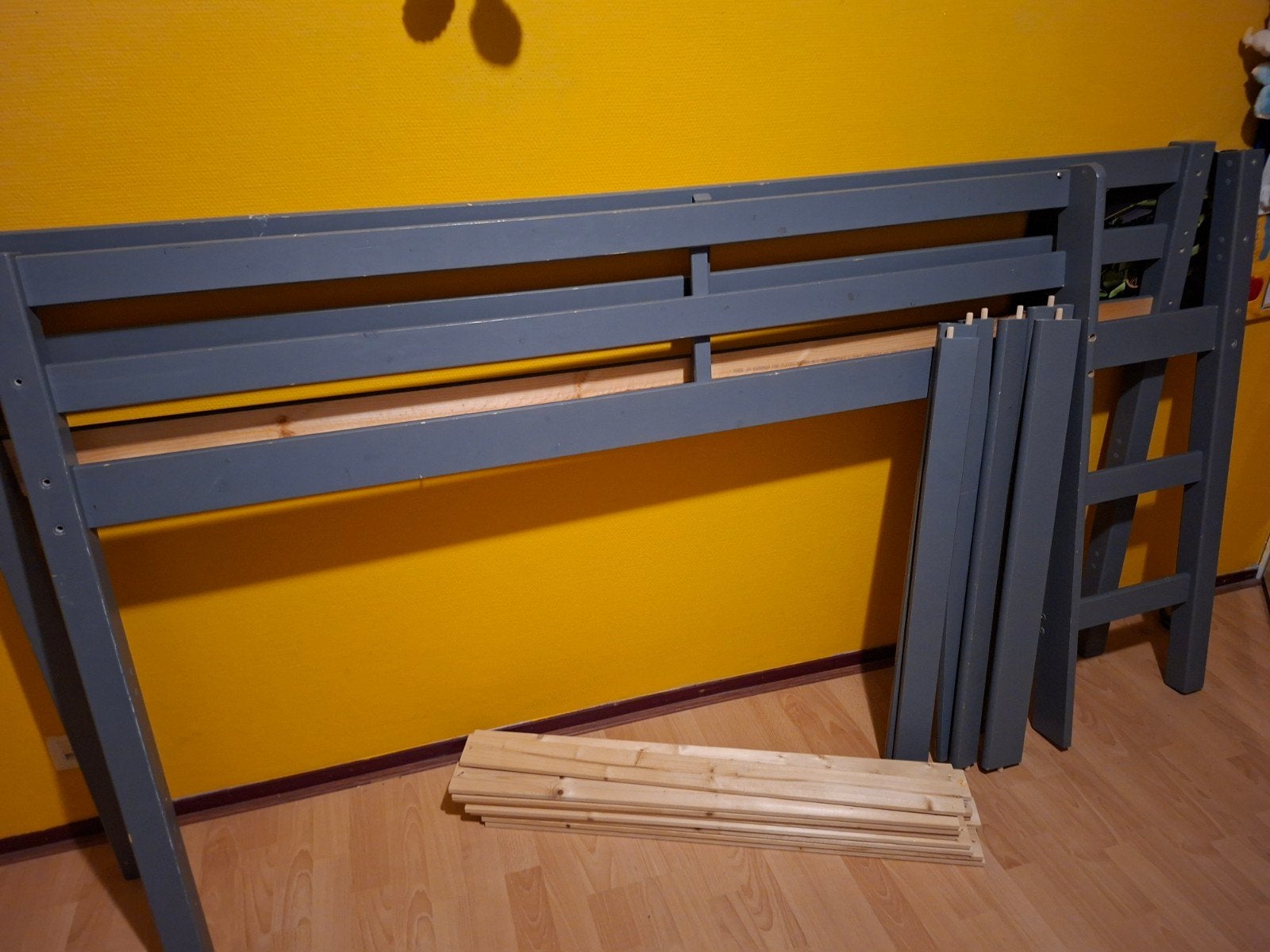 halfhoogslaper, grijs, hout, Ophalen, Gebruikt, Halfhoogslaper