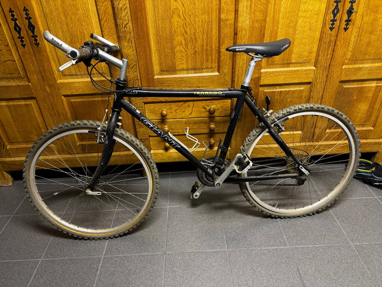 Giant Terrago Mountainbike - Zwart, Gebruikt, Fietsen en Brommers, Ophalen, Gebruikt, Heren, Giant