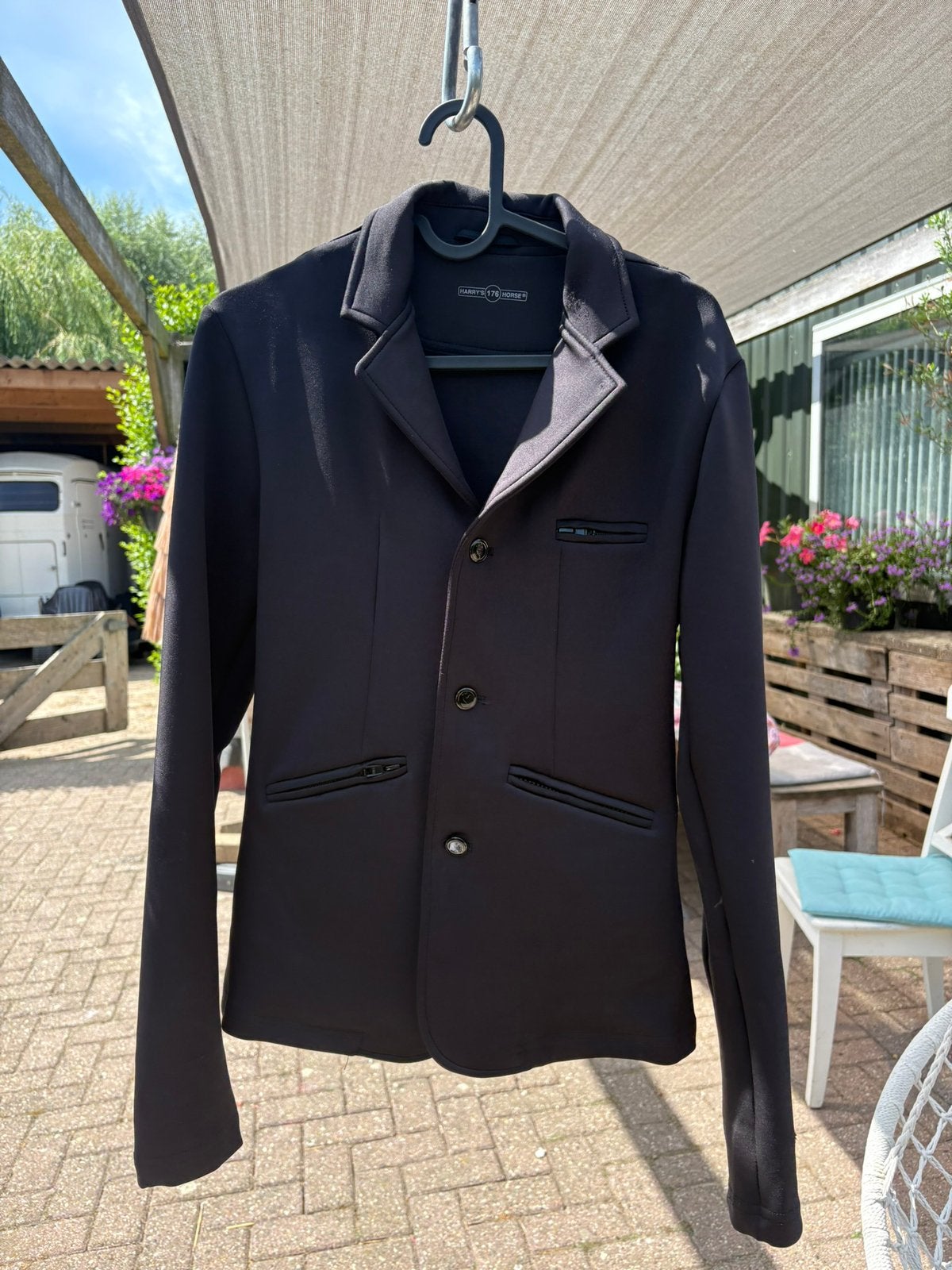 Harry’s horse wedstrijdjasje jongen, Dieren en Toebehoren, Paardrijkleding, Gebruikt, Kinderen, Ophalen of Verzenden, Springen