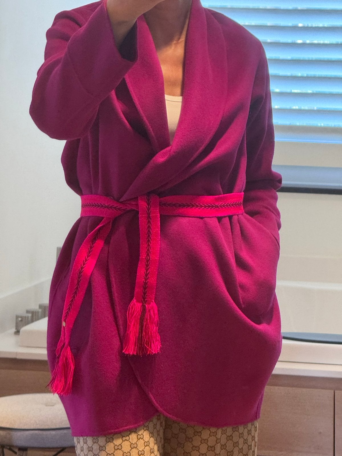 Pauw Amsterdam Cashmere Jas - Nieuw met kaartjes, Verzenden, Nieuw, Maat 38/40 (M), Roze