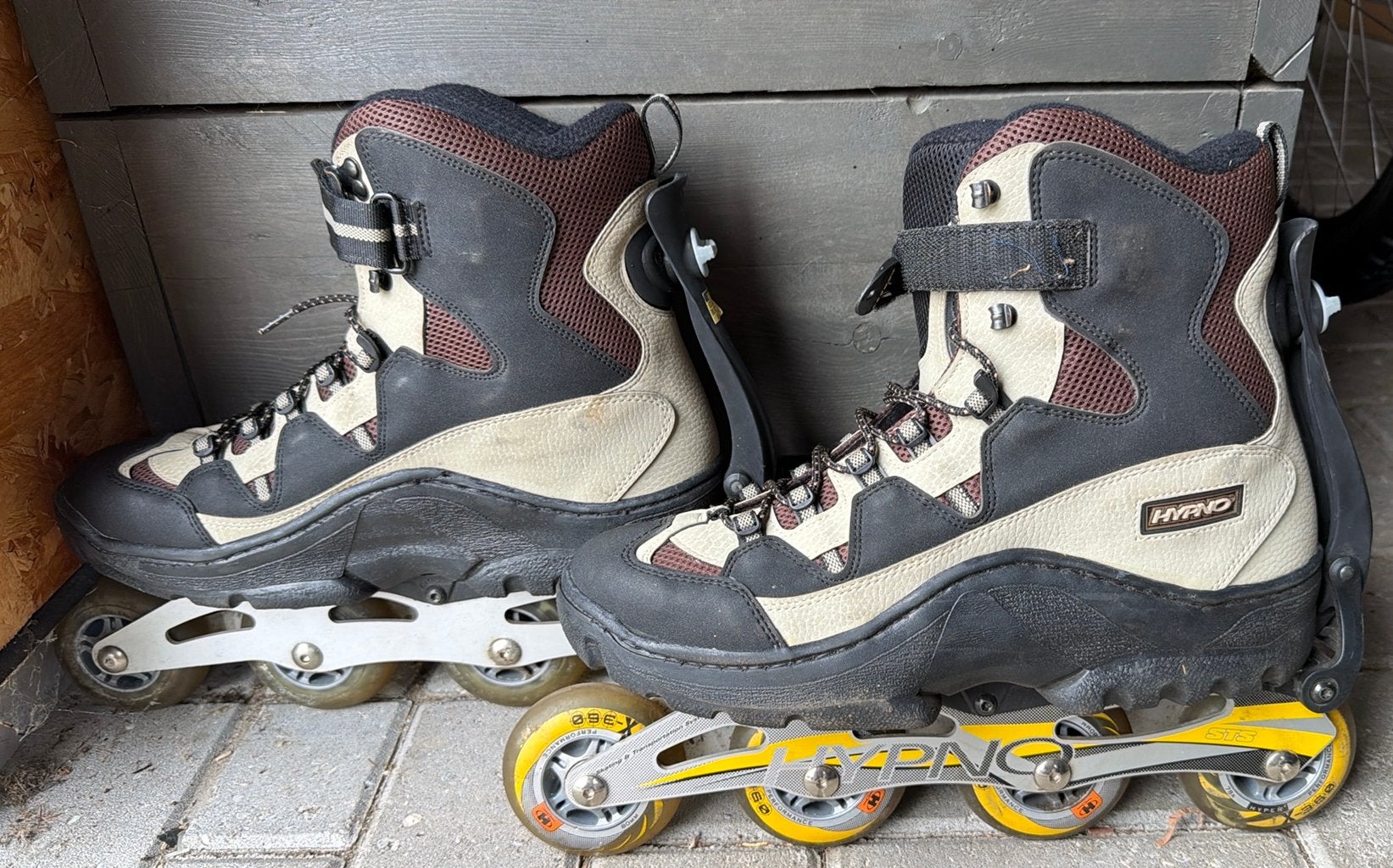 Hypno Scout 2000 skeelers maat 45,5, Overige merken, Ophalen of Verzenden, Zo goed als nieuw, Inline skates 4 wielen
