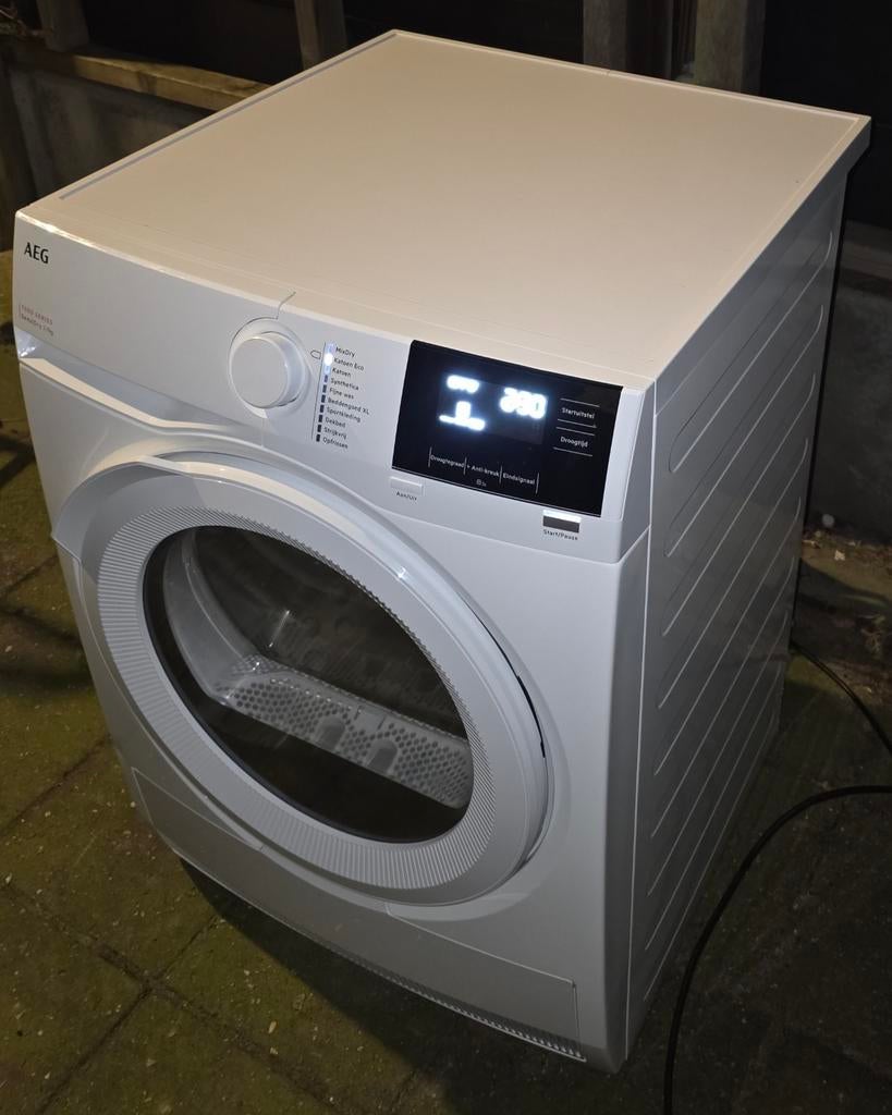Zo goed als nieuwe AEG warmtepompdroger A++, 6 tot 8 kg, Overige typen, Ophalen of Verzenden, Zo goed als nieuw