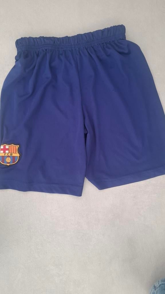 FC Barcelona Voetbalbroekje Maat 164 Blauw, Blauw, Overige maten, Ophalen of Verzenden, Gedragen