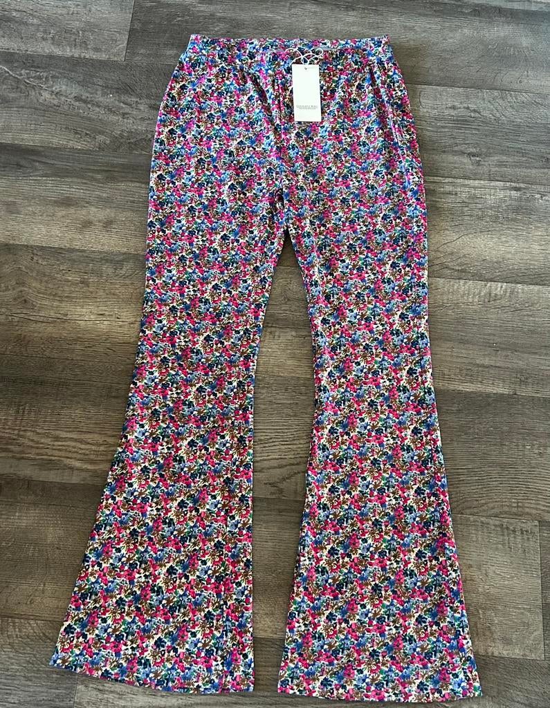 Colourful Rebel flared pants flower, maat XL, Ophalen of Verzenden, Nieuw, Maat 46/48 (XL) of groter, Lang